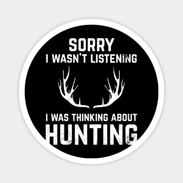 Funny Hunting Tshirt Gift for Bow and Rifle Deer Hunters Magnet by wcfrance4